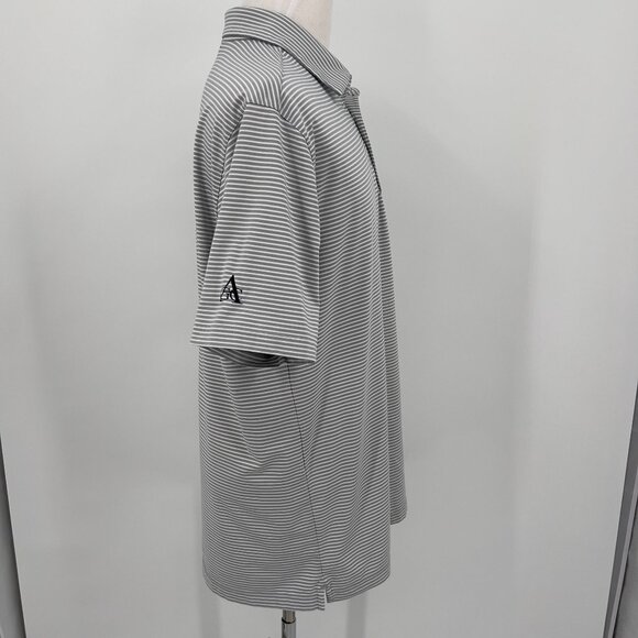 Under Armour XL Loose HeatGear Striped Polo Shirt Mens Performance Golf Wear - Picture 3 of 6